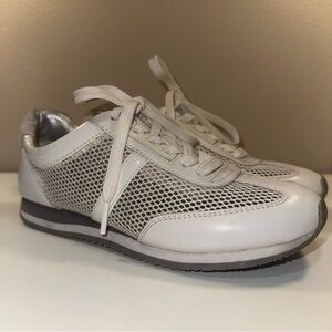 Michael Kors White Mesh Athletic Sneakers! Rare find! Vintage great condition!